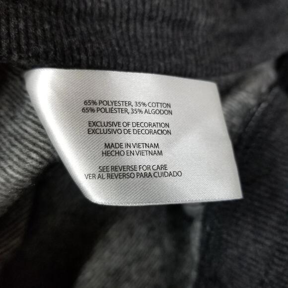 Orvis Luxe Fleece Jogger Pants Large Charcoal Gray Lounge Pant - Picture 11 of 12